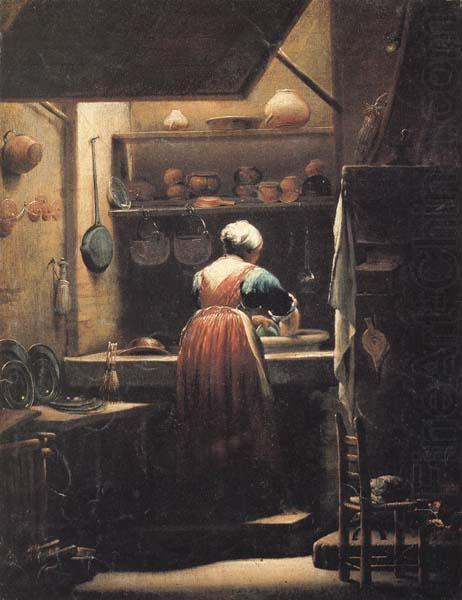 The Scullery Maid, CRESPI, Giuseppe Maria